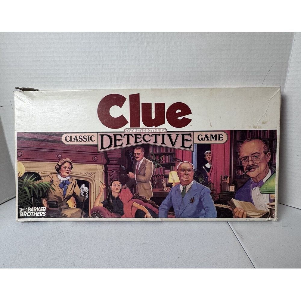 Vintage Clue by‎ Parker Brothers 1986 0045